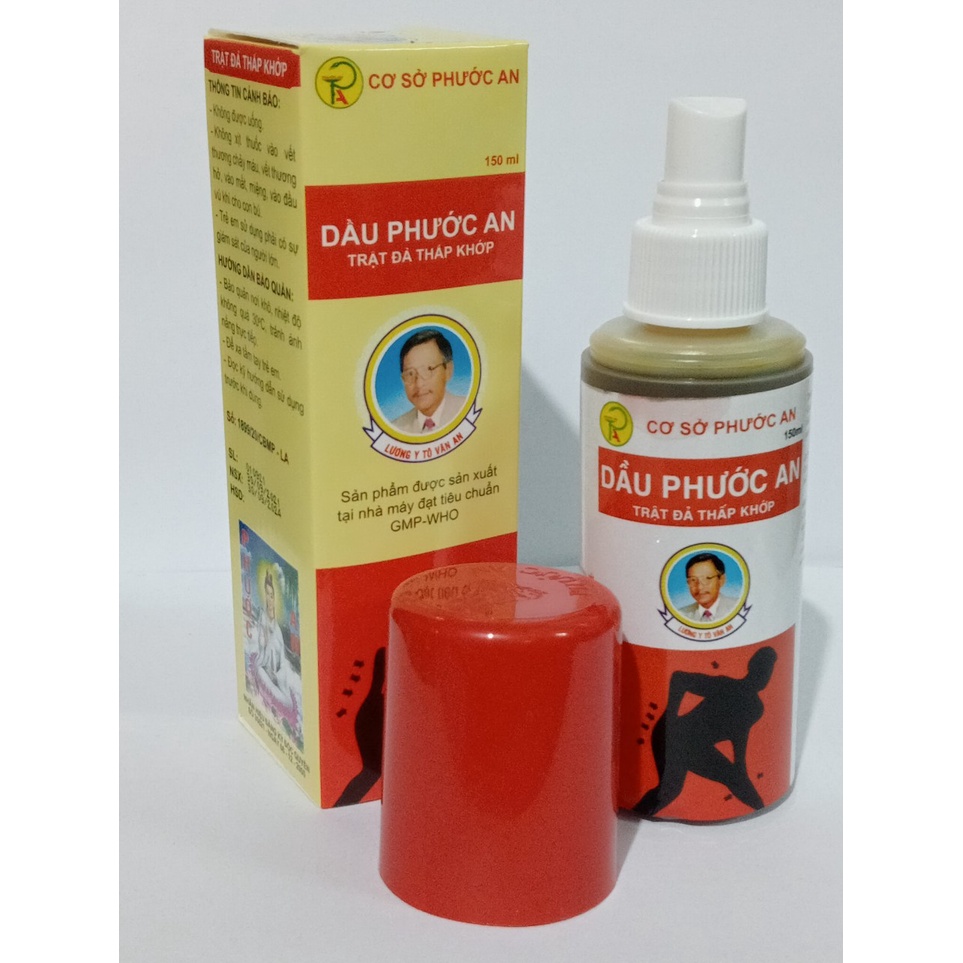 Dầu PHƯỚC AN TRẬT ĐẢ THẤP KHỚP CHAI 150 ML