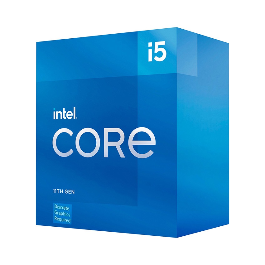 CPU Intel Core i5-11400F (2.6GHz turbo up to 4.4Ghz, 6 nhân 12 luồng, 12MB Cache, 65W)