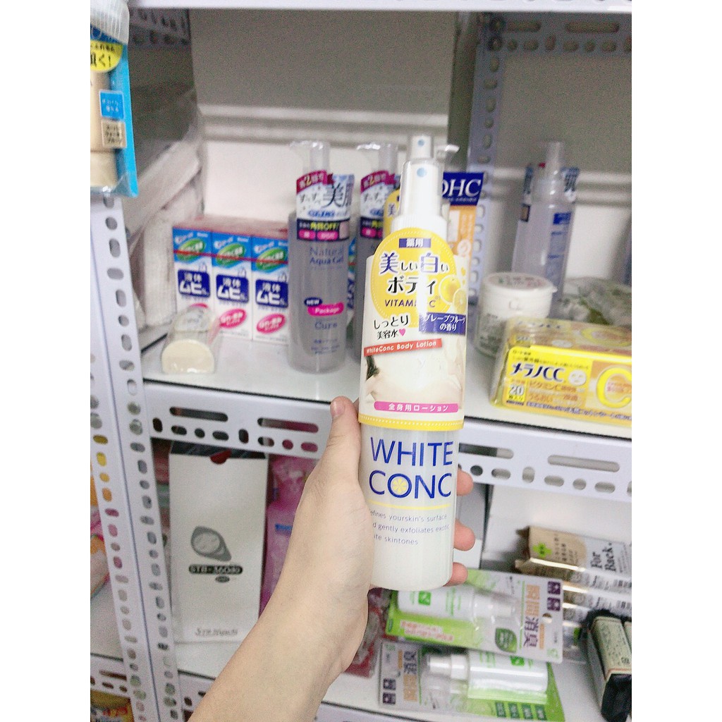 Xịt dưỡng trắng da WHITE CONC VITAMIN C nội đia Nhật