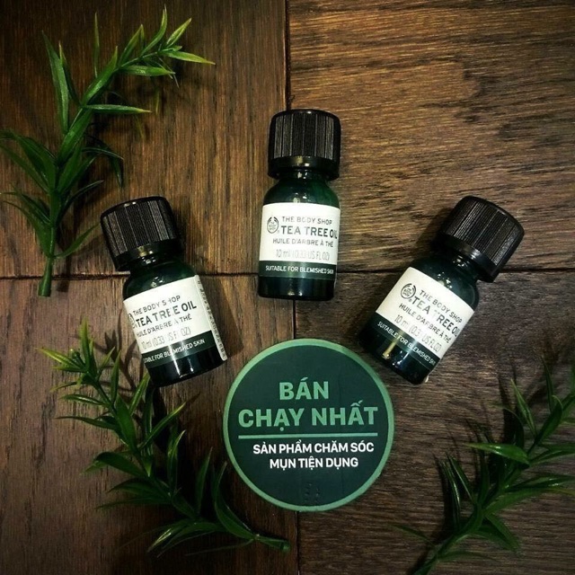 TINH DẦU TRÀM TRÀ THE BODY SHOP TEA TREE OIL 10ML CHÍNH HÃNG