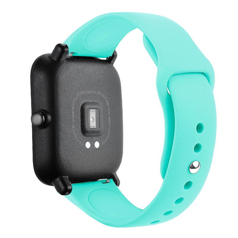 Dây Đeo Thay Thế Chất Liệu Silicone Màu Trơn Cho Amazfit GTS 4 Mini