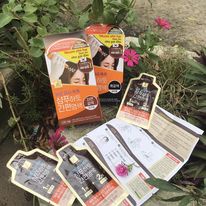 Hộp gội Double Rich nhuộm phủ bạc màu nâu, màu đen -  3 gói/ 20 gam