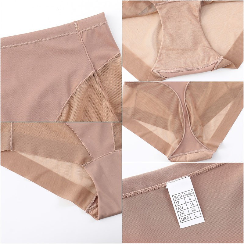 Quần Lót Cotton Mềm Mại Màu Trơn Dành Cho Nữ