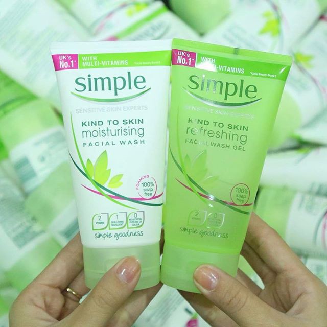 Sữa rửa mặt Simple kind to skin refreshing facial wash gel | BigBuy360 - bigbuy360.vn