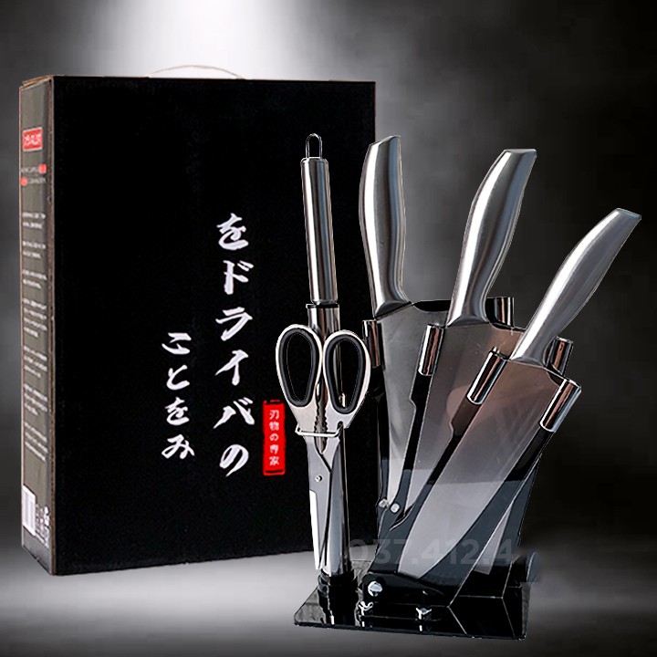 [ RẺ VÔ ĐỊCH❤️ ] BỘ DAO INOX 5 MÓN HÀNG CAO CẤP XUẤT KHẨU