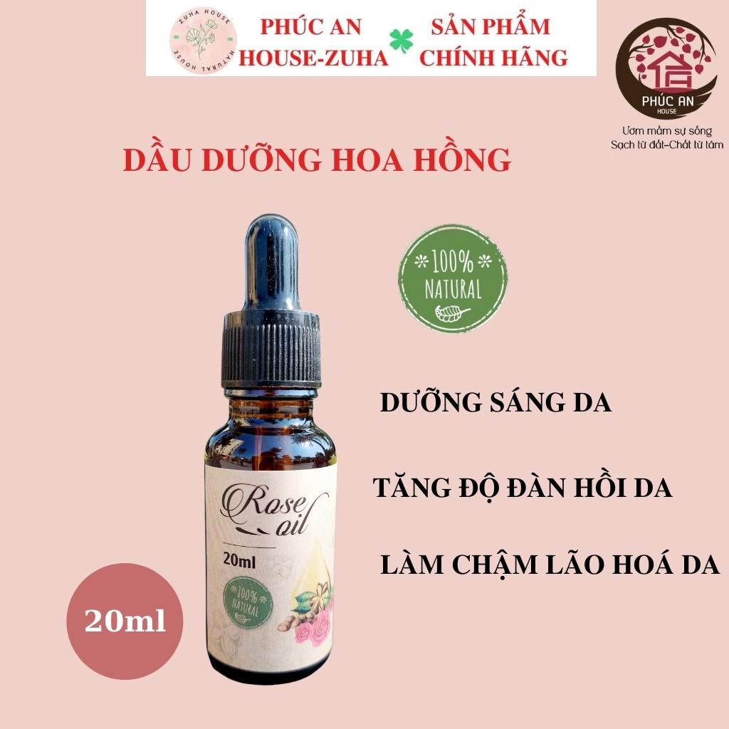 Dầu Dưỡng Hoa Hồng Phúc An House Tinh Chất Hoa Hồng Sachi Inchi Thiên Nhiên Chăm Sóc Làm Đẹp Da Dưỡng Da Dung Tích 20ml | BigBuy360 - bigbuy360.vn