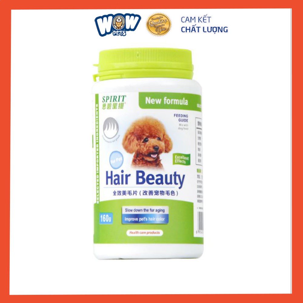 [H001 Viên] 01 Viên SPIRIT dinh dưỡng bổ sung Canxi,  Vitamin khoáng, Dưỡng Đẹp lông wowpets