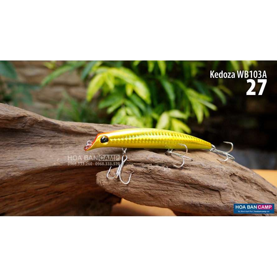 Mồi Lure Megabarra Kedoza WB103A | 15.3g - 120mm