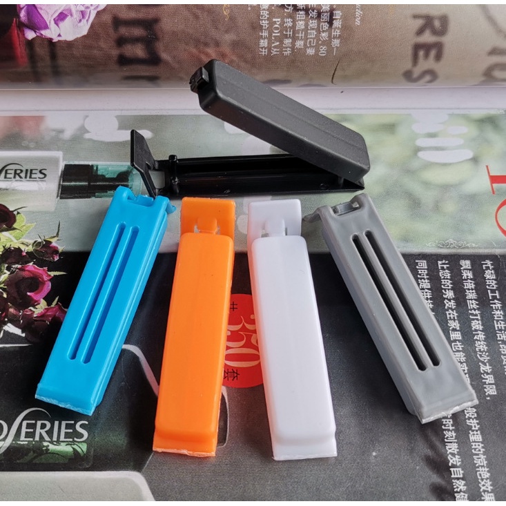 5 Kẹp Nhựa, Niêm Phong Túi Đồ Ăn, Thực Phẩm Tiện Lợi, Miệng Túi Kín Khí !00%, Bảo Vệ An Toàn Thực Phẩm