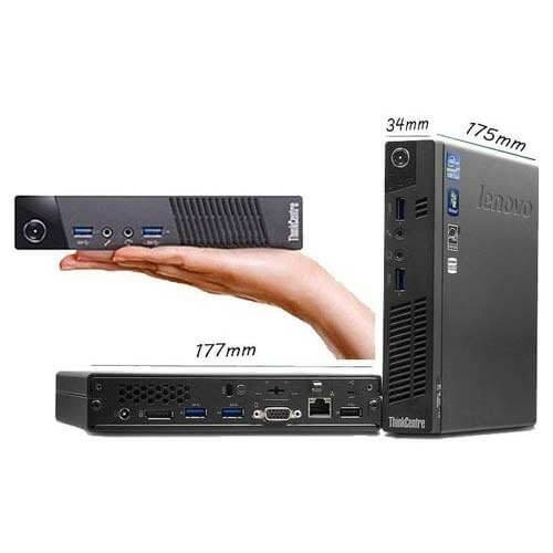  Máy Bộ Lenovo Thinkcentre M93 Tiny, Core i5-4570T, Ram 8GB, SSD 128GB