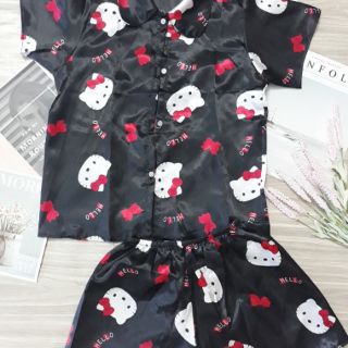 Đồ pijma phi bóng Mèo Kitty và Mickey