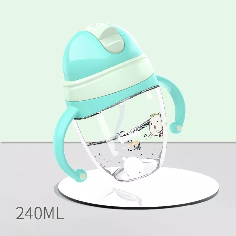 Bình tập uống chống sặc Little Bean và Xin Tiger (tăng cọ ống hút)