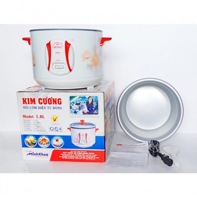 Nồi cơm kim cương nắp rời 0,6 lít