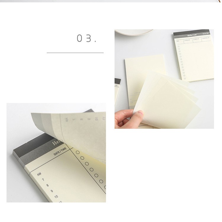 Giấy Note Planner Kế Hoạch / Lịch Trình Hàng Ngày #C220