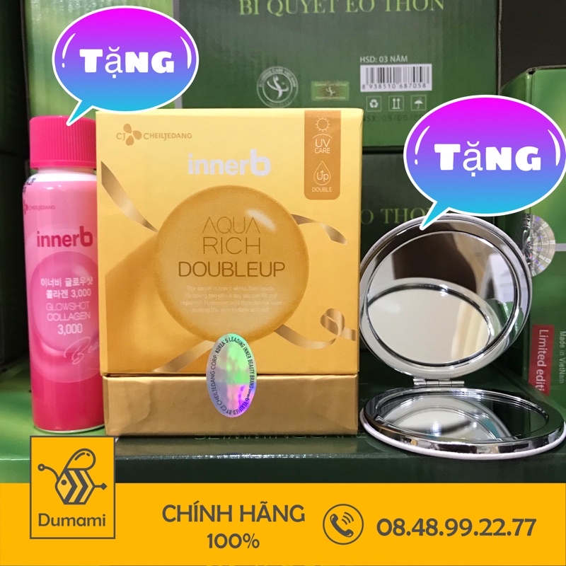 VIÊN UỐNG CẤP NƯỚC COLAGEN CJ INNERB AQUA RICH 70v. 1 LỌ CŨNG GIÁ SỈ | Thế Giới Skin Care