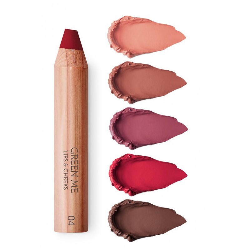 SON HỮU CƠ KIKO GREEN ME LIPS & CHEEKS PENCIL