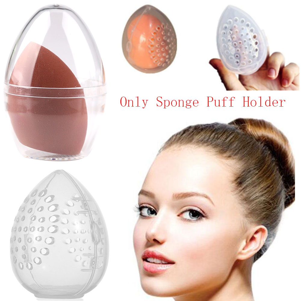 Hộp Đựng Mút Trang Điểm Màu Sắc Trong Suốt Chất Lượng Cao Tiện Lợi