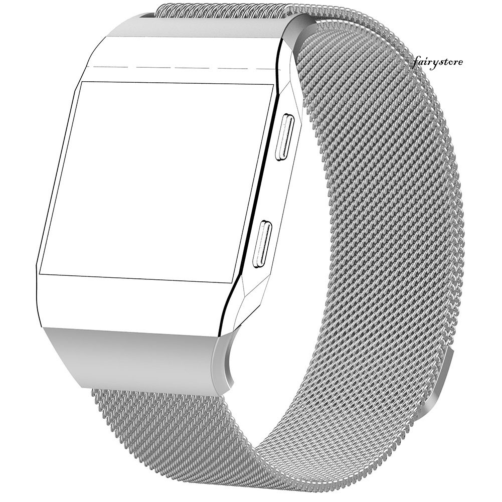 Fs Dây Đeo Inox Milanese Cho Đồng Hồ Thông Minh Fitbit Ionic