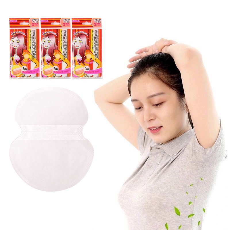 Gói 2 miếng dán thấm mồ hôi nách - khử mùi - diệt khuẩn hiệu quả