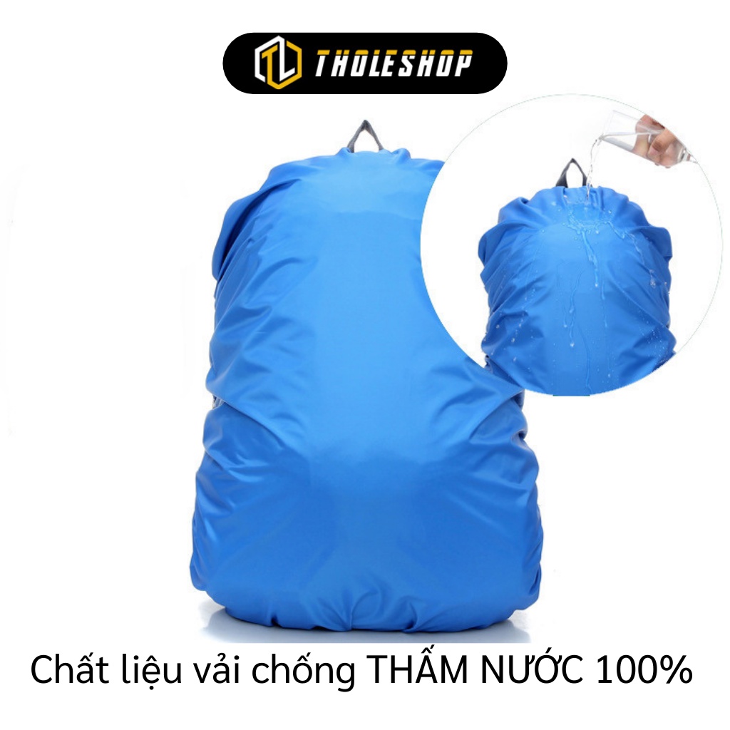 Túi Bọc Balo - Áo Trùm Balo Đi Mưa Chống Thấm Nước Siêu Bền, Size 45-50L 4610