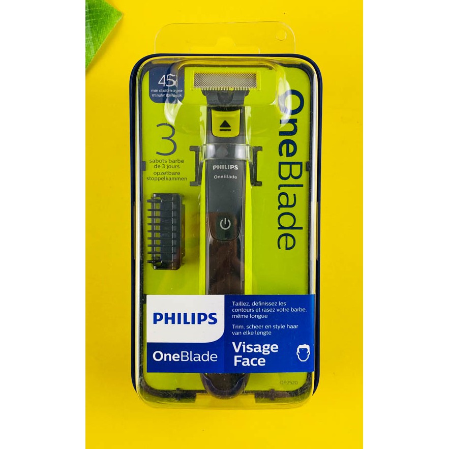 [Rẻ vô địch] [Nội địa Pháp] Máy cạo râu sạc điện đa dụng Philips Oneblade