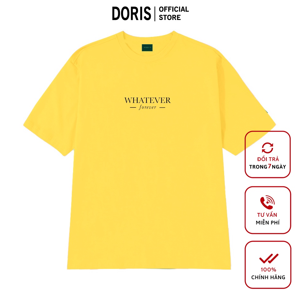 [Mã DORRT8250 giảm 250k] Áo phông basic WHATEVER FOR trẻ trung hiện đại năng động DORRIS N