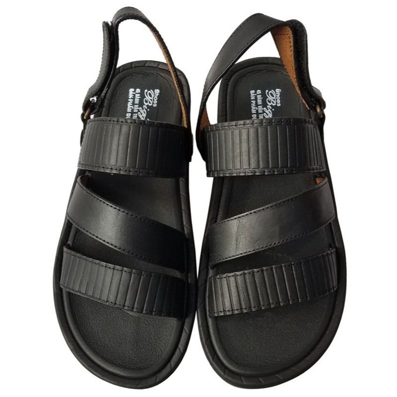 Giày Sandal Nam BIGBEN Da Bò Thật Cao Cấp SD181