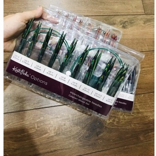 Set kim đan Knitpick thân gỗ