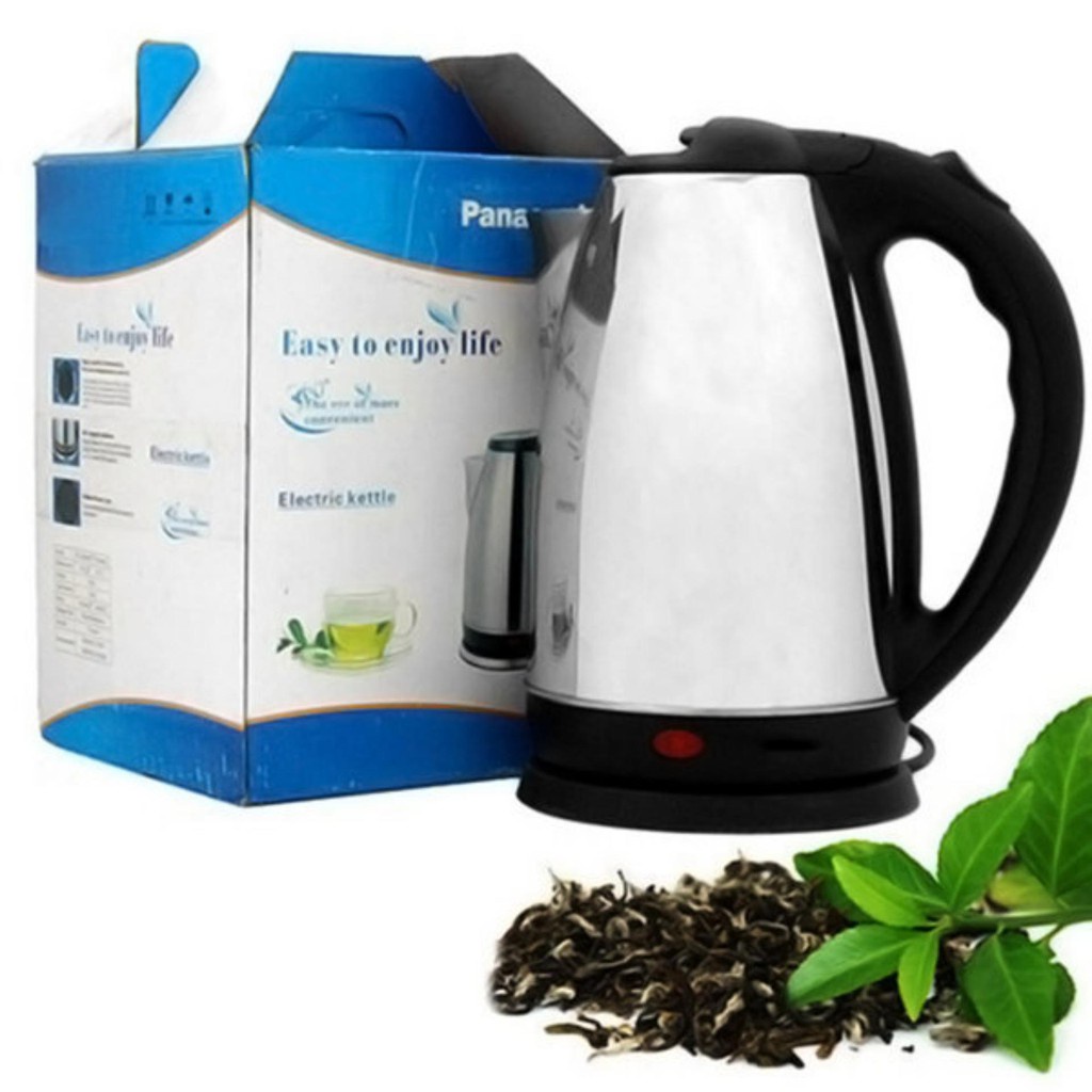 Ấm Siêu Tốc Inox 1,8 Lít Electric Kettle Chính Hãng Đun Sôi Cực Nhanh- Bảo Hành 12 Tháng 1 Đổi 1 nếu lỗi-KHOBUONPHIANAM