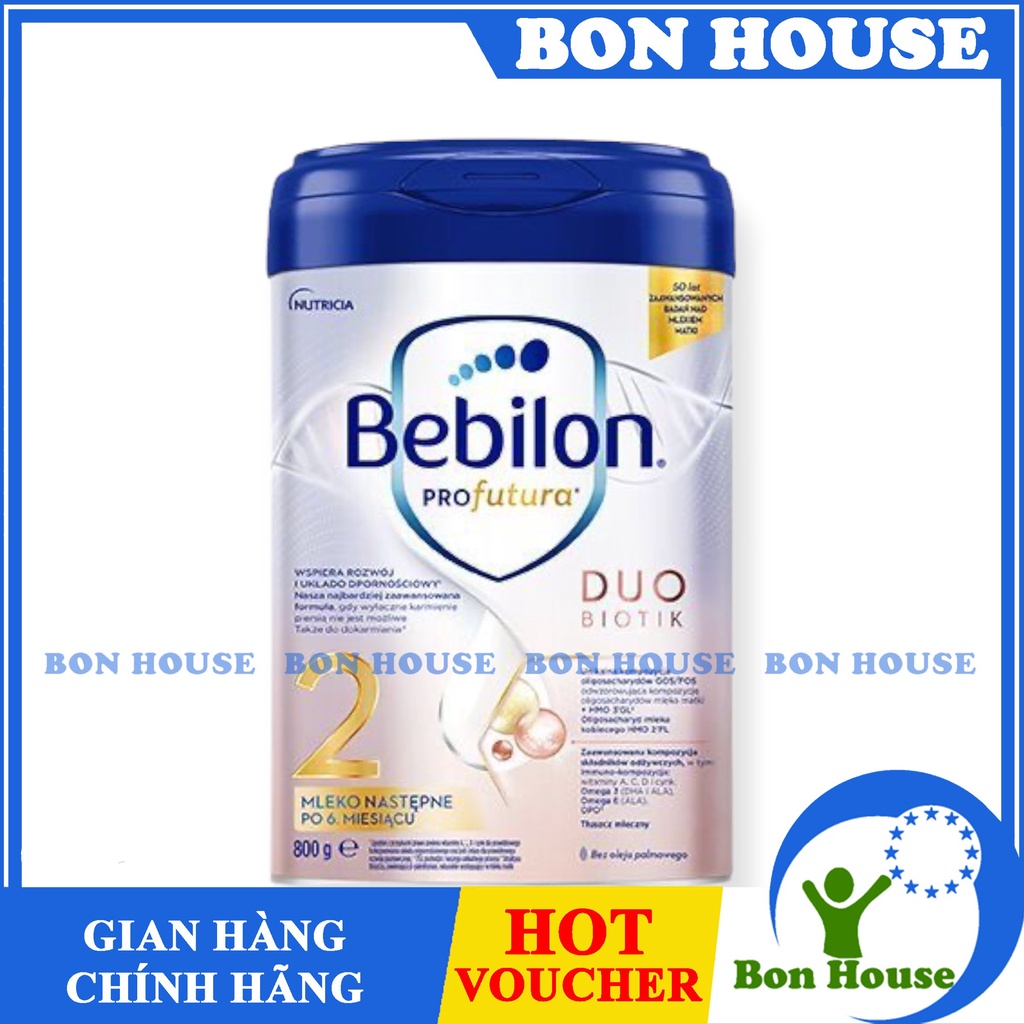 HỘP BẠC BEBILON 800g các số 1, 2, 3, 4