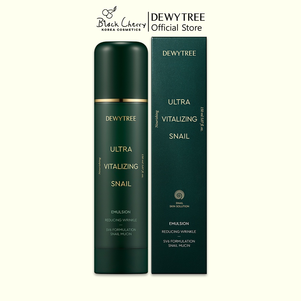Sữa dưỡng da ốc sên cấp ẩm và ngăn ngừa lão hóa Dewytree Ultra Vitalizing Snail Emulsion 150ml