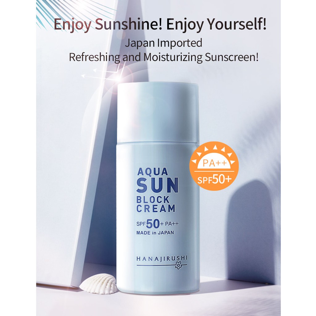 Kem chống nắng HANAJIRUSHI SPF 50+ PA ++ không nhờn 55ml