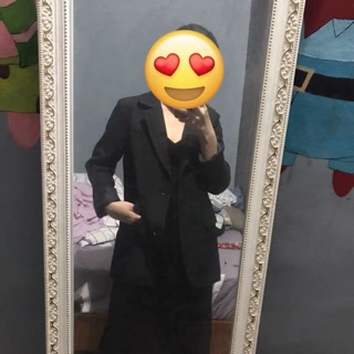 (Sẵn M L) Áo Blazer cúc tay basic