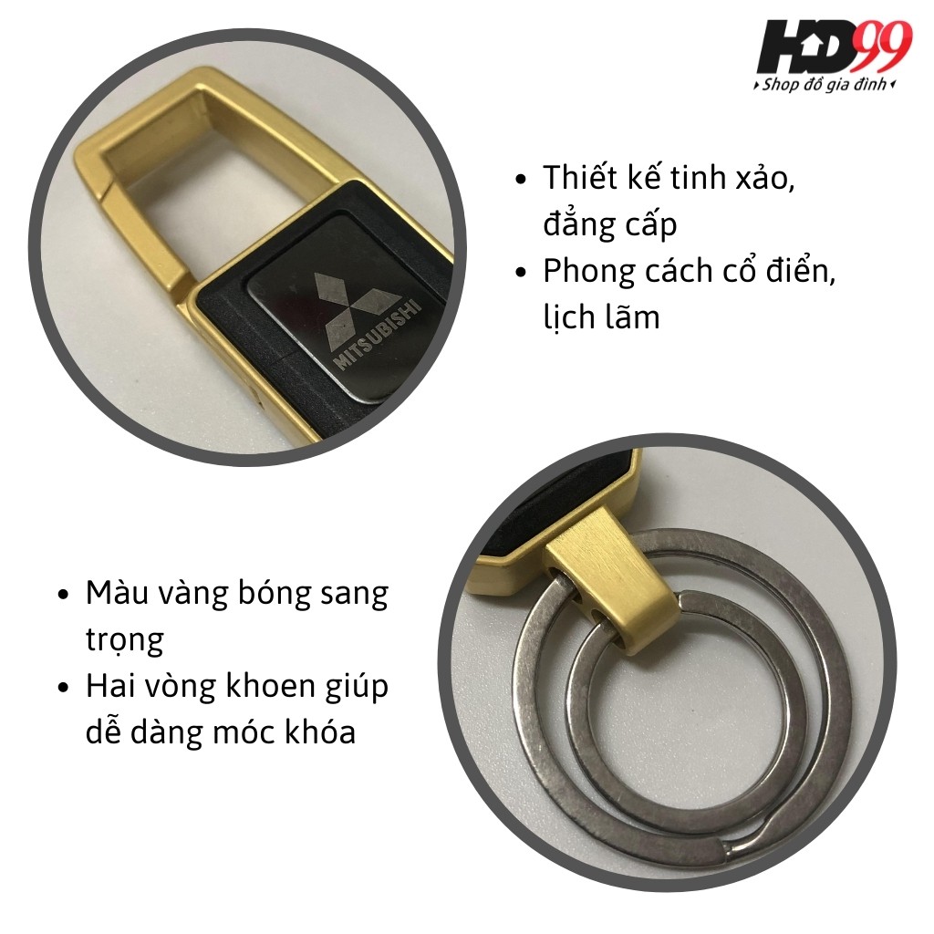 Móc Khóa Xe Máy Ô tô ️Cao Cấp QLMA 6753 In Logo Các hãng xe