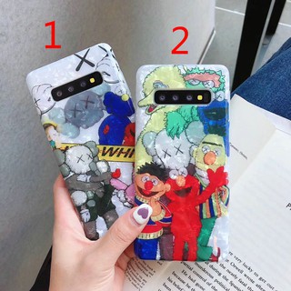 Samsung Galaxy Note 10 Note 10 plus Ốp lưng dễ thương hoạt hình Sesame Street Kaws