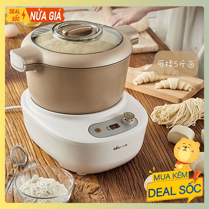 Máy làm bánh mì, trộn bột Bear Chính hãng HMJ-A50E2 Dung tích (5L)