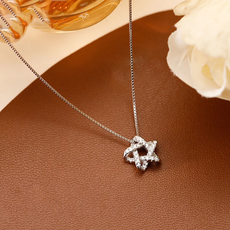 Vòng cổ Bạc 925 Mặt Ngôi Sao Sang Trọng