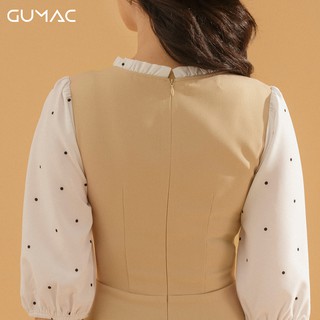 Đầm yếm phối bi DA712 GUMAC