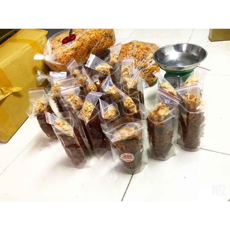 khô gà lá chanh/ khô heo cháy tỏi 250g,500g,1kg