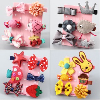 Set kẹp tóc cute cho bé