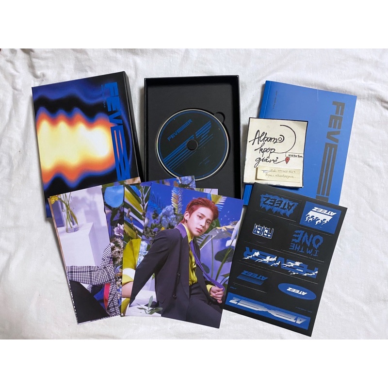 Ateez Album Zero: Fever 2 đã khui seal, đầy đủ đồ như hình.