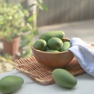 Khay đựng trái cây bằng dây mây có tay cầm