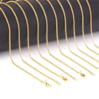 dây chuyền titan mạ vàng 18k như thật kiểu cuba chữ O