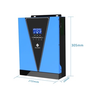 Bộ đổi điện tần số cao 3KVA 24V có sạc ắc quy 30A và sạc PWM 50A - HPS 3K-24V
