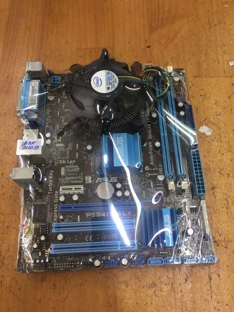 Combo Main G41 +CPU E570+ ram 2g dr3+fan 775