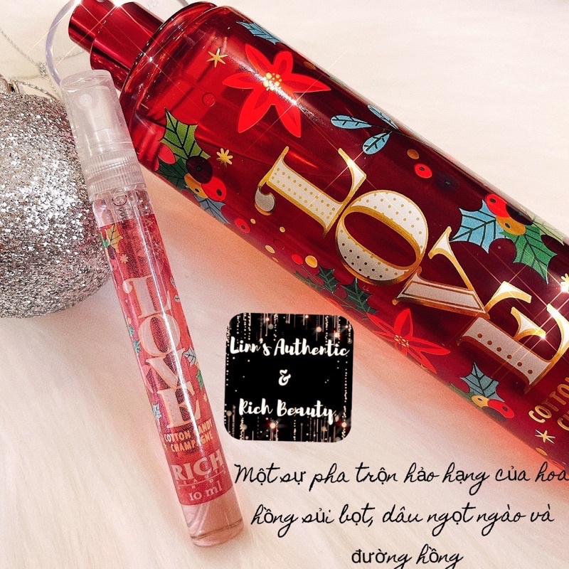 LOVE - Cotton Candy Xịt Thơm Toàn Thân Bath &amp; Body Works