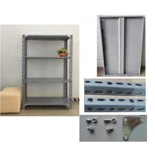Kệ sắt v lỗ đựng đồ đa năng 4 tầng : Cao 1m, dài 1m, sâu 0,3m - kệ sắt để đồ lắp ghép thông minh
