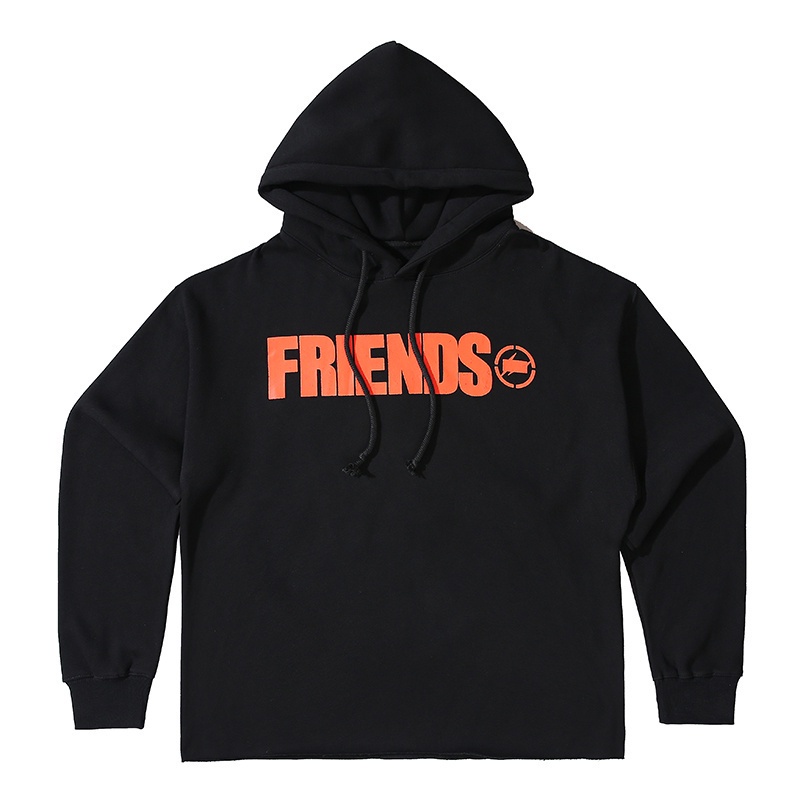 Áo Hoodie Thể Thao Tay Dài Vải Cotton Phối Nhung In Chữ Vl &amp; e Cỡ Lớn Thời Trang Đường Phố Cho Nam Và Nữ