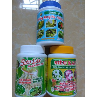 Combo chăm sóc hoa lan, cây cảnh ( Canxi bo-lân-kali) - bomax chai 100 gram