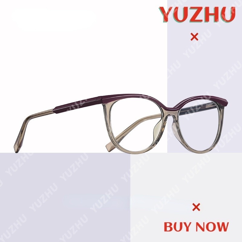 Mắt Kính TR90 Gọng Kim Loại Chống Ánh Sáng Xanh Thời Trang Phương Tây Cho Nữ